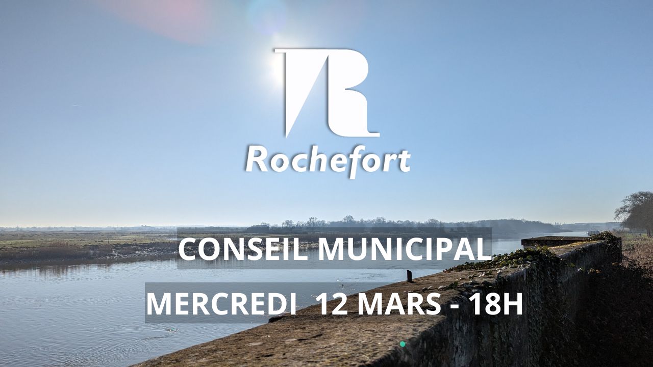 Vue sur la Charente : Conseil municipal 12 mars 2025