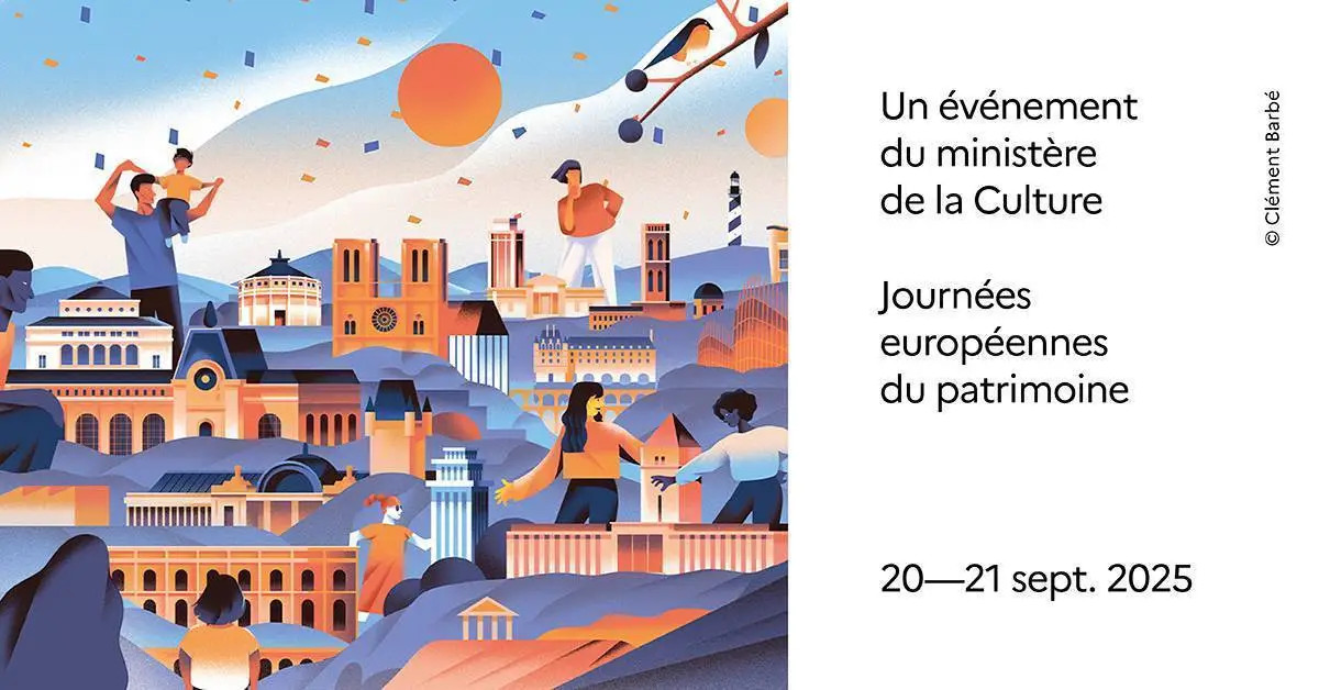 Affiche Journées du patrimoine 2025