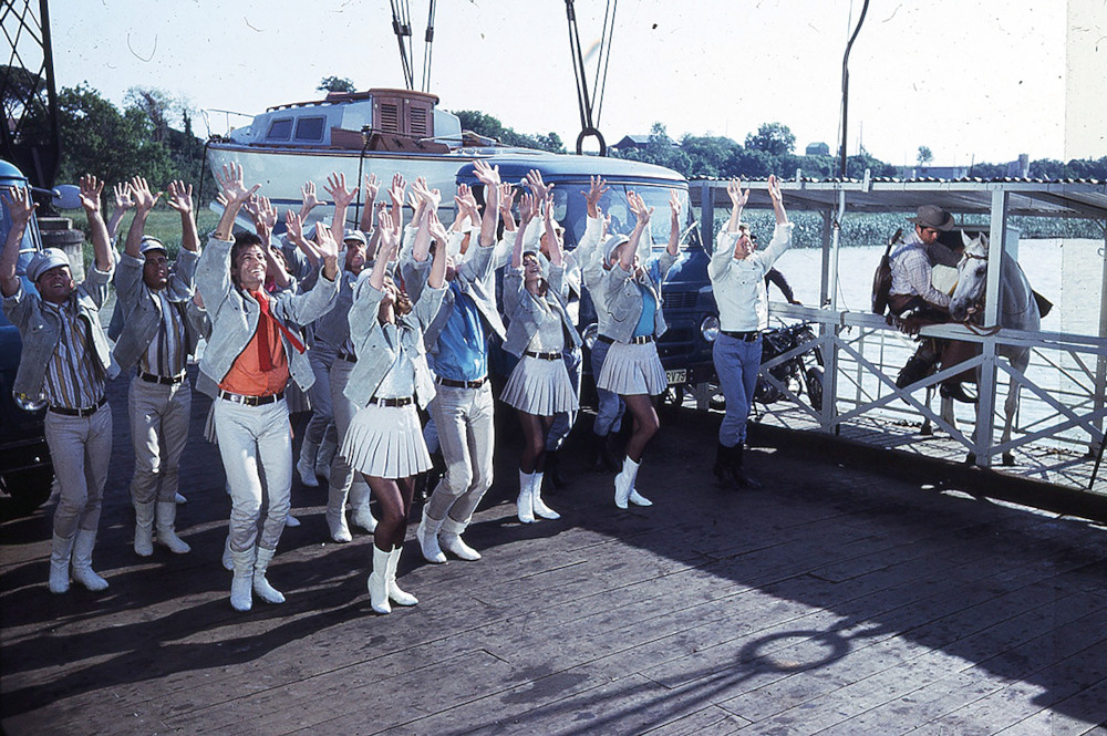 Tournage demoiselles de Rochefort Pont Transbordeur
