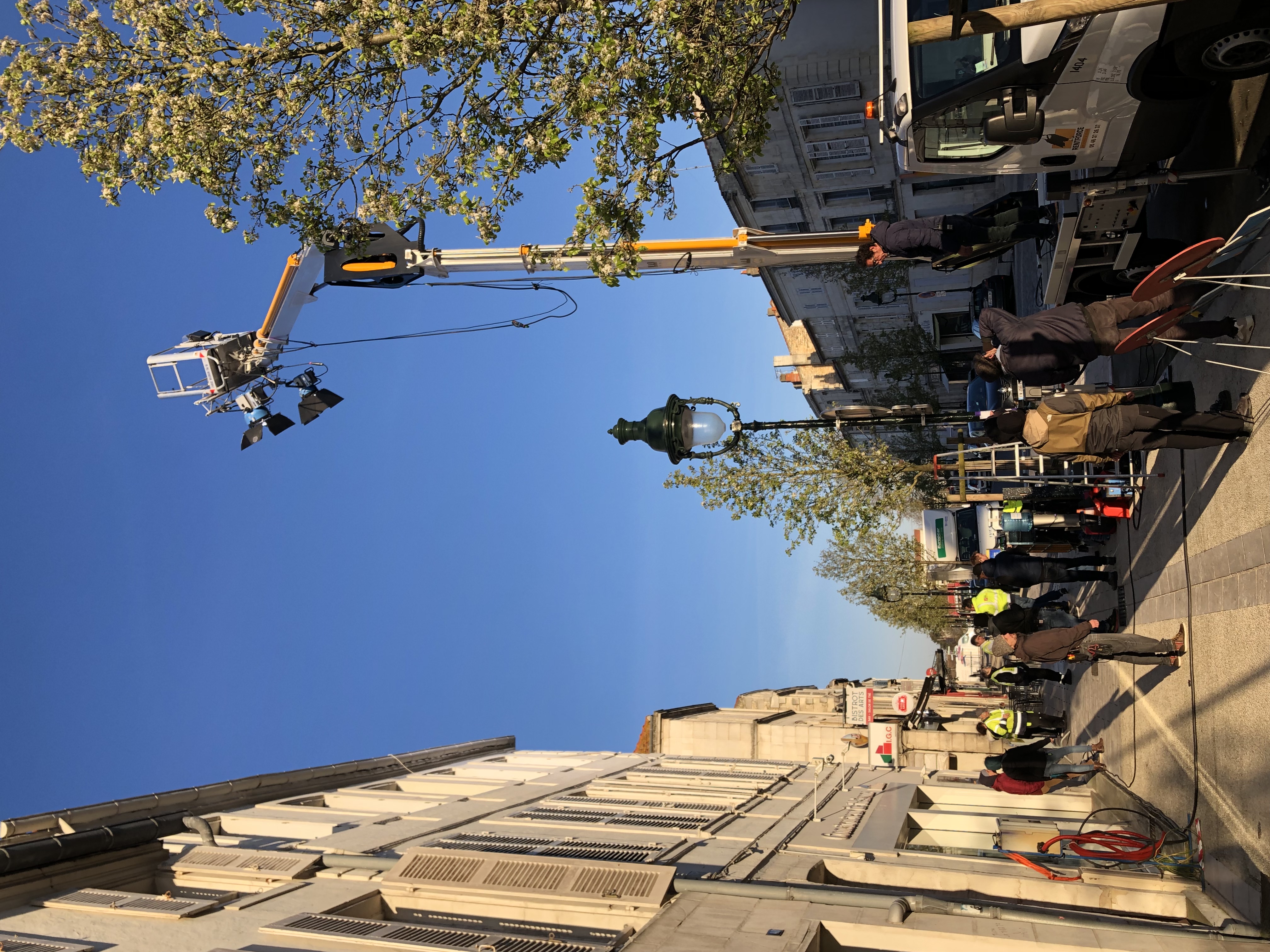 Tournages dans les rues