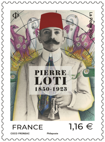Visuel du timbre Loti 2023 par Coco Fronsac