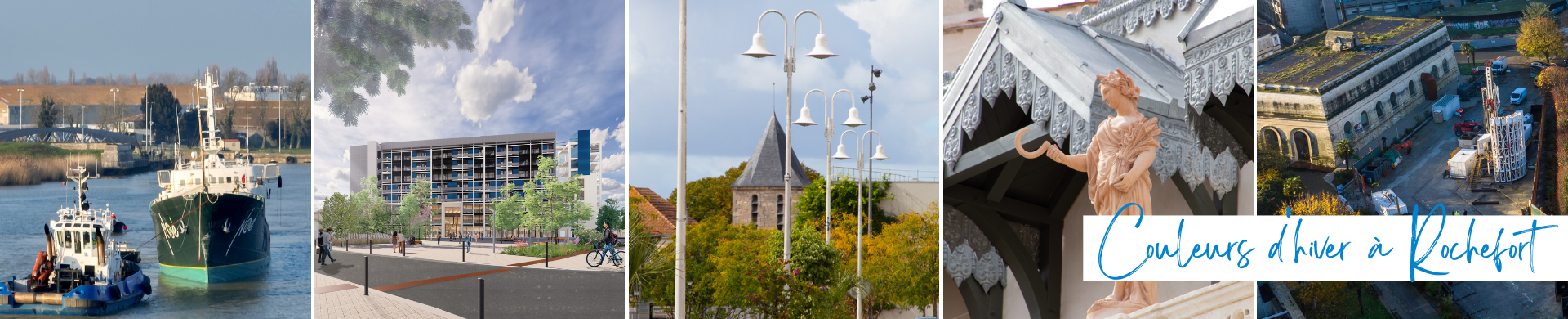 photos diverses de la ville de Rochefort