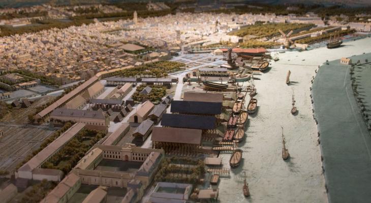 Gros plan de la maquette Touboulic