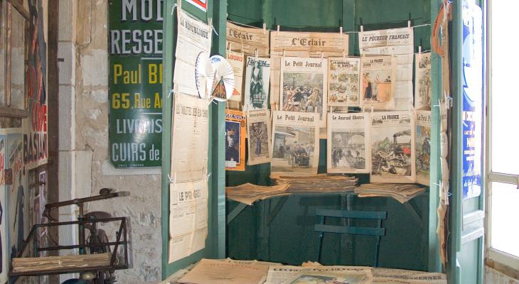 Intérieur du musée des commerces d'autrefois