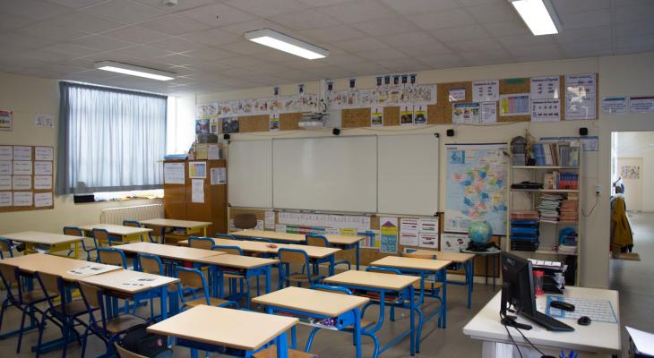 Salle de classe de l'École élémentaire Champlain