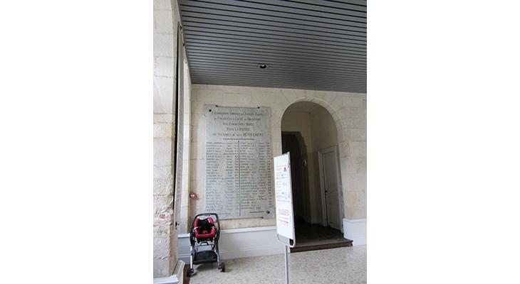 plaque dans son environnement