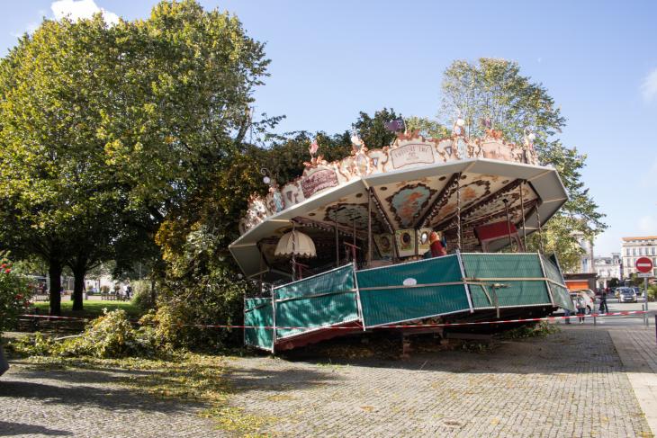 Tempete Domingos place Colbert