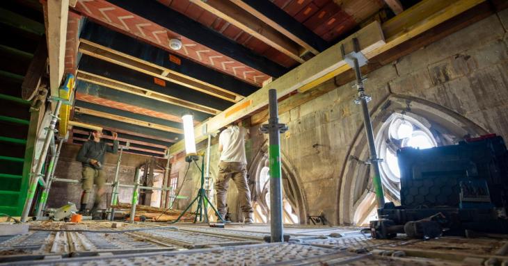 Chantier Maison Pierre Loti intérieur LAMY
