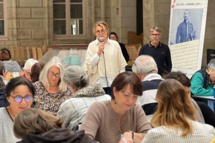 Dictée Pierre Loti au collège du même nom