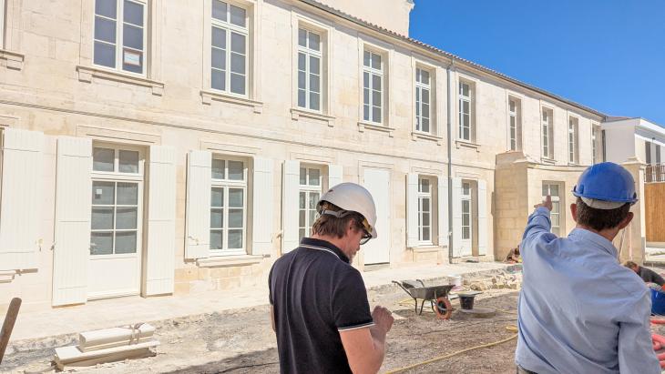 Travaux de l'ancienne école Colbert