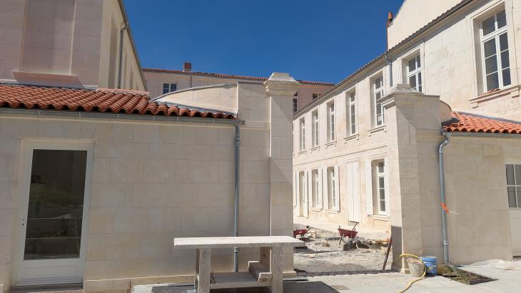 Travaux de l'ancienne école Colbert