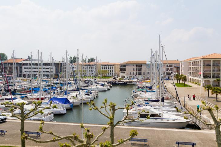 Bateaux au port de plaisance de Rochefort