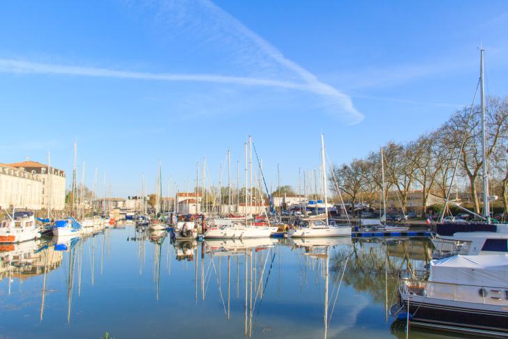 Bateaux au port de plaisance de Rochefort