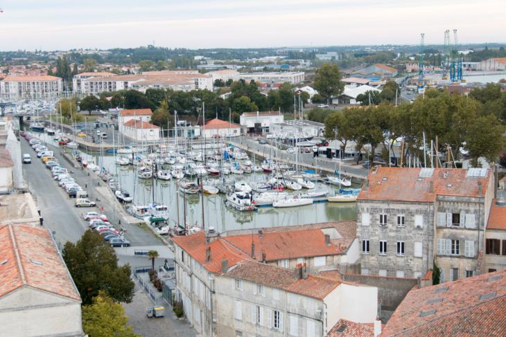 Bateaux au port de plaisance de Rochefort