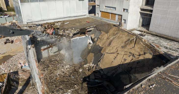 Démolition Hopital St Charles Rochefort