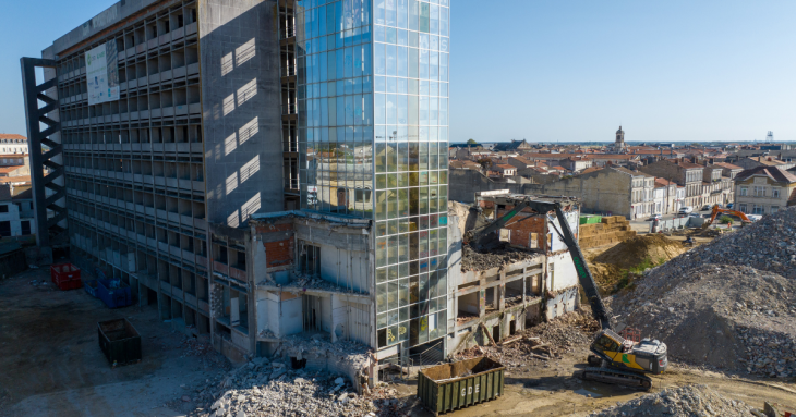 Démolition Hopital St Charles Rochefort