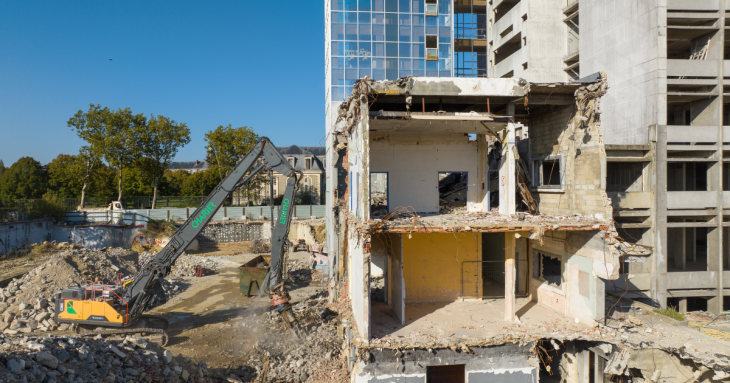 Démolition Hopital St Charles Rochefort
