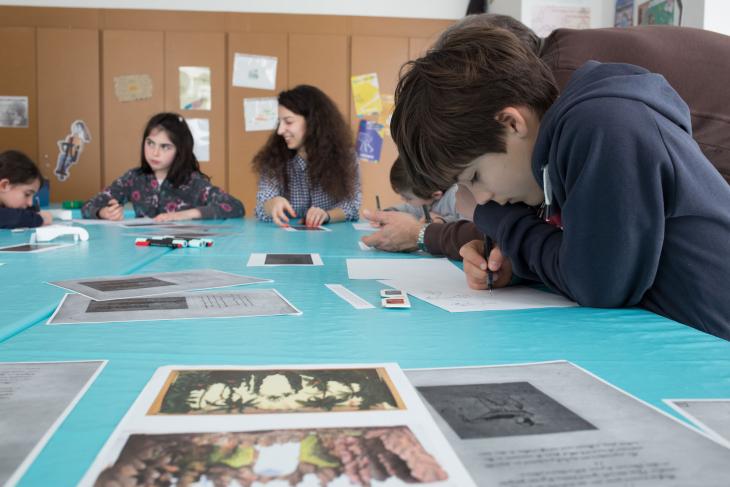 ateliers avec des enfants