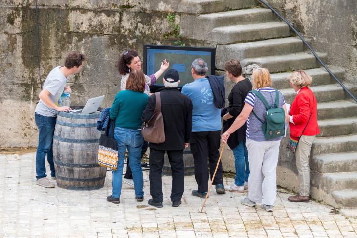 Visite guidée dans la forme de radoub