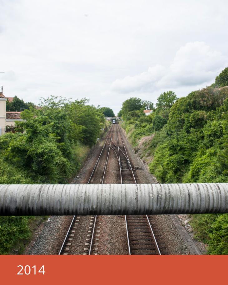 Voie ferrée du Pont des cheminots 2014