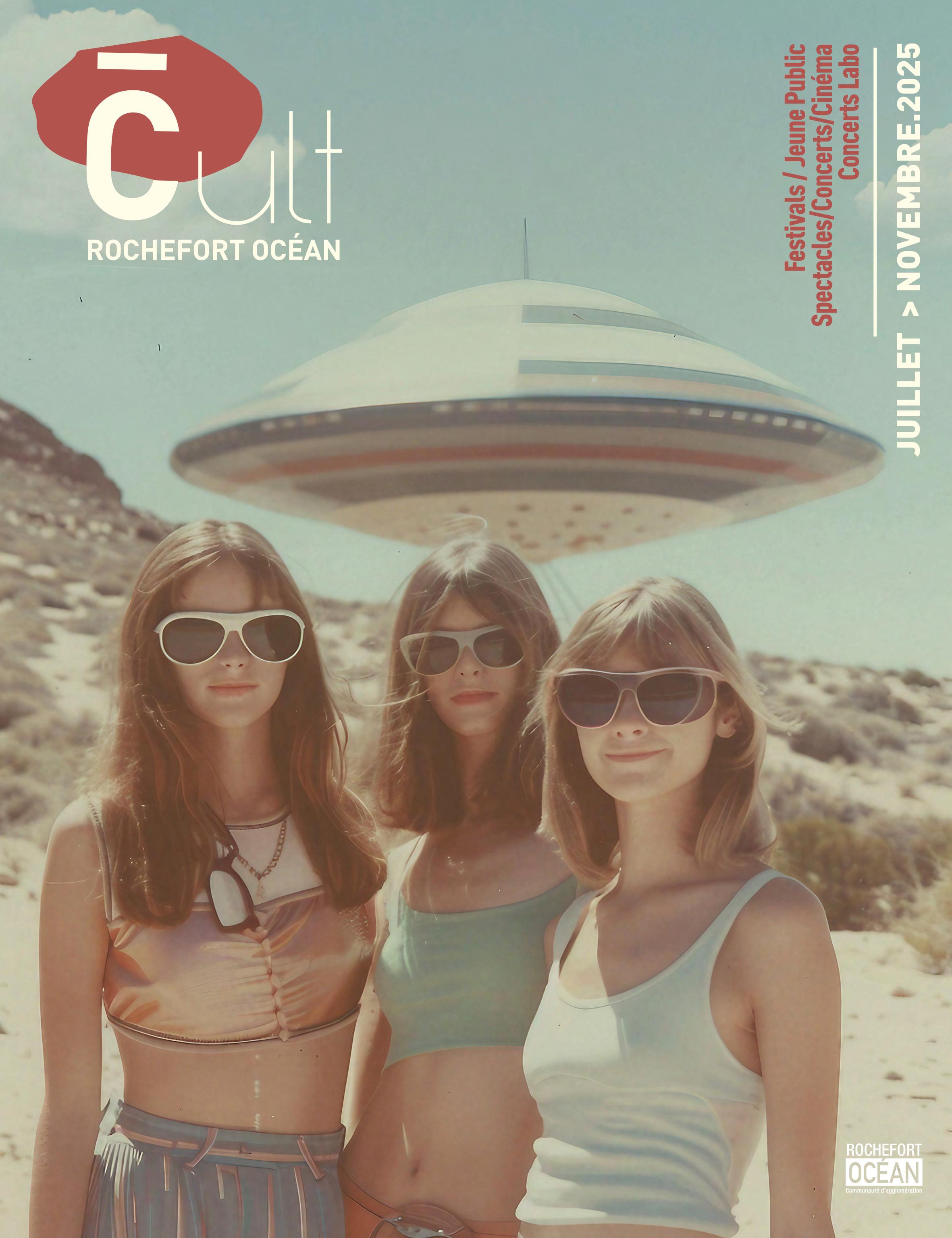 Couverture du magazine Cult image d'illustration