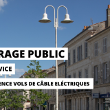visuel vols de câbles électriques à Rochefort