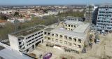 photo aérienne de l'ancien hôpital  